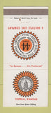 Matchbook Cover - Preferred Fire Insurance Topeka KS 30 Strike