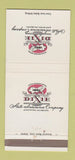 Matchbook Cover - Dixie Auto Insurance Anniston AL 30 Strike