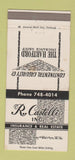 Matchbook Cover - R Castelli Insurance Real Estate Weirton WV WEAR 30 Strike