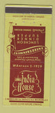 Matchbook Cover - India House Restaurant Bellmore LI NY 30 Strike