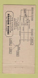 Matchbook Cover - India House Restaurant Bellmore LI NY 30 Strike