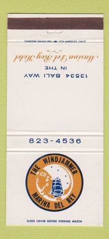 Matchbook Cover - The Windjammer Marina Del Rey CA Hotel 30 Strike