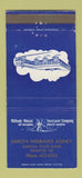 Matchbook Cover - Dakota Insurance Agency Milbank SD 30 Strike