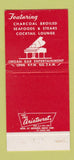 Matchbook Cover - Rudy's Hearthstone La Jolla CA WEAR 30 Strike