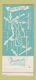 Matchbook Cover - The Shore Club Lake Geneva WI 30 Strike