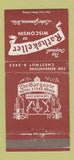 Matchbook Cover - Rathskeller of Wisconsin Lake Genevea WI WEAR 30 Strike