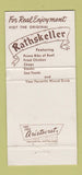 Matchbook Cover - Rathskeller of Wisconsin Lake Genevea WI WEAR 30 Strike
