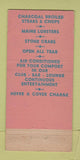 Matchbook Cover - Park Avenue Restaurant Miami Beach FL WEAR 30 Strike