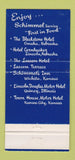 Matchbook Cover - Schimmel's Inn Omaha NE 30 Strike