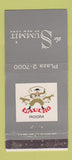 Matchbook Cover - The Summit of New York City Gaucho Room WEAR 30 Strike