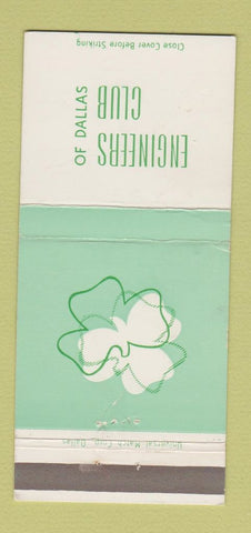 Matchbook Cover - Engineers Club of Dallas TX 30 Strike