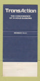 Matchbook Cover - Guaranty Bank of Stapleton Denver Colorado airport 30 Strike