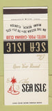 Matchbook Cover - Sea Isle Hotel Miami Beach FL 30 Strike