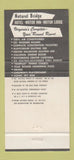 Matchbook Cover - Natural Bridge Hotel Motor Inn VA 30 Strike