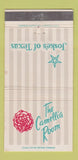 Matchbook Cover - Joske's of Texas Camellia Room WEAR 30 Strike