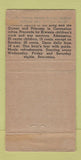 Matchbook Cover - Casa Loma Toronto ON WORN 30 Strike