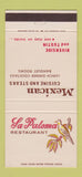 Matchbook Cover - La Paloma Mexican Food Tustin Riverside CA 30 Strike