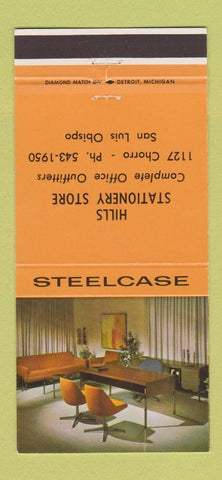 Matchbook Cover - Steelcase Office Furniture San Luis Obispo CA 30 Strike