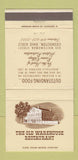Matchbook Cover - Old Warehouse Restaurant Coshocton OH 30 Strike