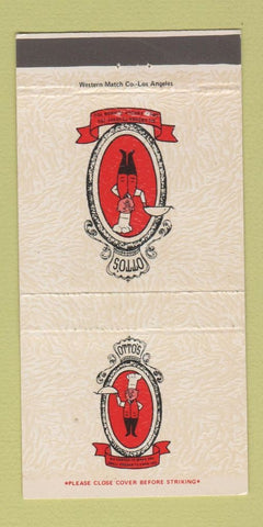 Matchbook Cover - Otto's Pink Pig Sherman Oaks CA 30 Strike