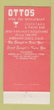 Matchbook Cover - Otto's Pink Pig Sherman Oaks CA 30 Strike