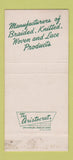 Matchbook Cover - Narrow Fabric Company Reading PA 30 Strike