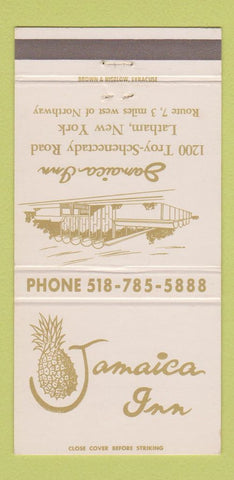 Matchbook Cover - Jamaica Inn Latham NY 30 Strike