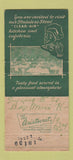Matchbook Cover - Salad Bowl Cafeteria St Louis MO WEAR 30 Strike