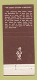 Matchbook Cover - Brussels Restaurant New York City 30 Strike