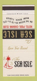 Matchbook Cover - Sea Isle Hotel Miami Beach FL 30 Strike
