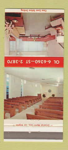 Matchbook Cover - Willen Funeral Home Hollywood Van Nuys CA 30 Strike