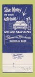 Matchbook Cover - Farmers and Merchants National Bank Rensselaer IN 30 Strike