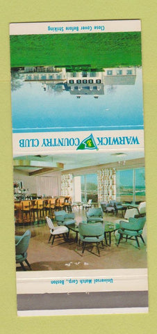 Matchbook Cover - Warwick Country Club RI 30 Strike