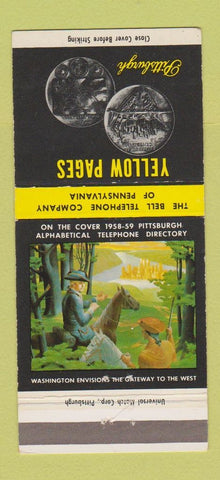 Matchbook Cover - Yellow Pages Pittsburgh PA 30 Strike