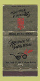 Matchbook Cover - Mario's Villa D'Este New York City restaurant WEAR 30 Strike