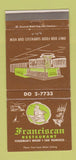Matchbook Cover - Franciscan Restaurant San Francisco CA 30 Strike