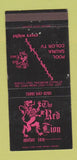 Matchbook Cover - Red Lion Motor Inn Pasco WA WEAR 30 Strike