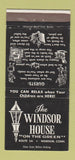 Matchbook Cover - Windsor House Windsor CT 30 Strike