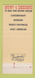 Matchbook Cover - Dixie Maid Cabinet Company Morristown TN 30 Strike