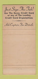 Matchbook Cover - Envoy Steakhouse New York City 30 Strike