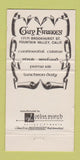 Matchbook Cover - Guy Fawkes Restaurant Fountain Valley CA  30 Strike