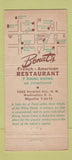 Matchbook Cover - Bonat's Cafe French Washington DC 30 Strike