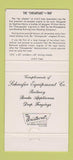 Matchbook Cover - Schaefer Equipment Railway Brake Drop Forgings 30 Strike