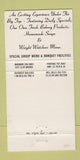 Matchbook Cover - Red Wagon Restaurant Lake Delton Baraboo Portage WI 30 Strike
