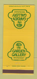 Matchbook Cover - The Garden Gallery Restaurant 30 Strike