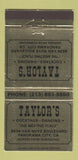 Matchbook Cover - Taylor's Bar? Panorama City CA WEAR 30 Strike