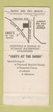 Matchbook Cover - Jake's Restaurant Playa Del Rey CA 30 Strike