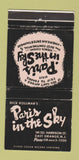Matchbook Cover - Paris in the Sky East Orange NJ Left Bank NYC WEAR 30 Strike