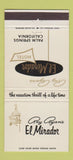 Matchbook Cover - Ray Ryan's El Mirador Hotel Palm Springs CA 30 Strike