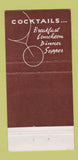 Matchbook Cover - The Cart Restaurant Chicago IL 30 Strike